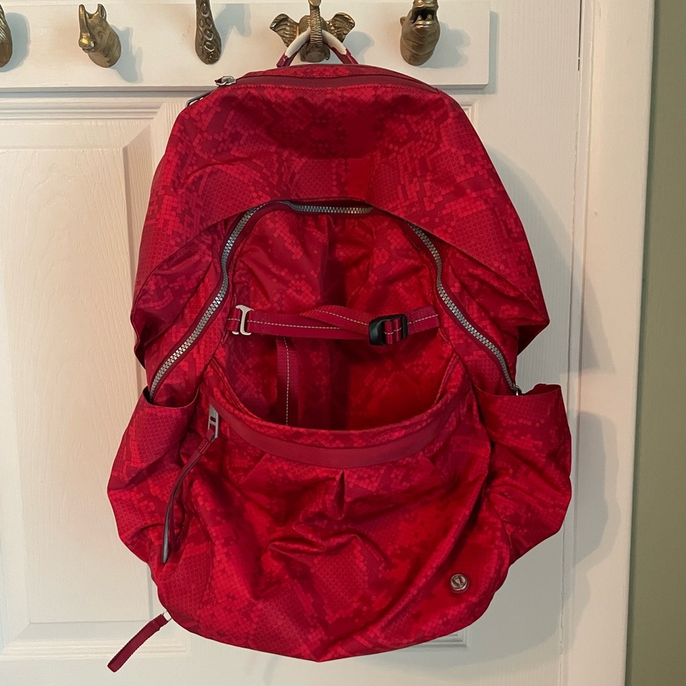 Red Lululemon Backpack/Gym bag